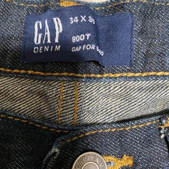 Gap denim blue jeans -boot style - Picture 3 of 6
